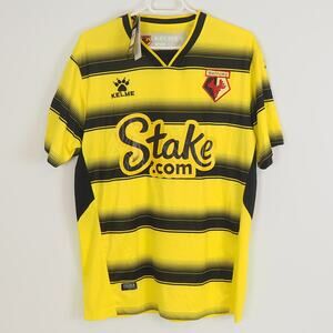 Watford Football Shirt Kelme Home Watford Ismaïla Sarr Jersey 2021 -22
